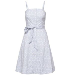 Banana Republic Striped Eyelet Sundress